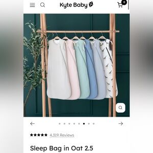 Kyte Baby Sleep Bag. Size Small in Oat 2.5 Tog.